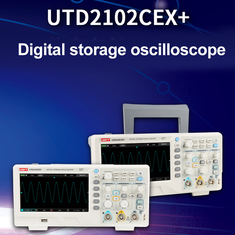 Digital Storage Oscilloscope 100Mhz - Oscilloscope de stockage numérique UNI-T UTD2102CEX
