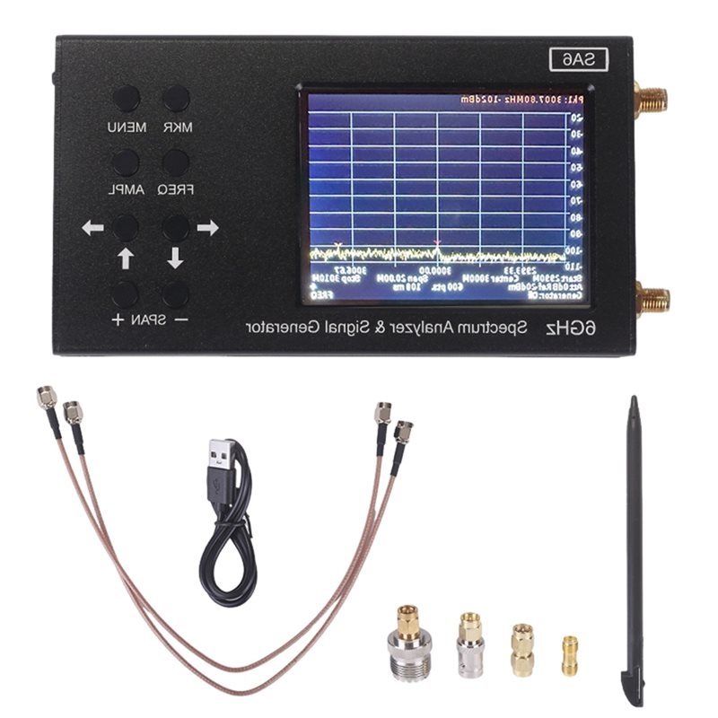 Signal Generator Spectrum Analyzer - Analyseur de spectre portable ABCL SA6,