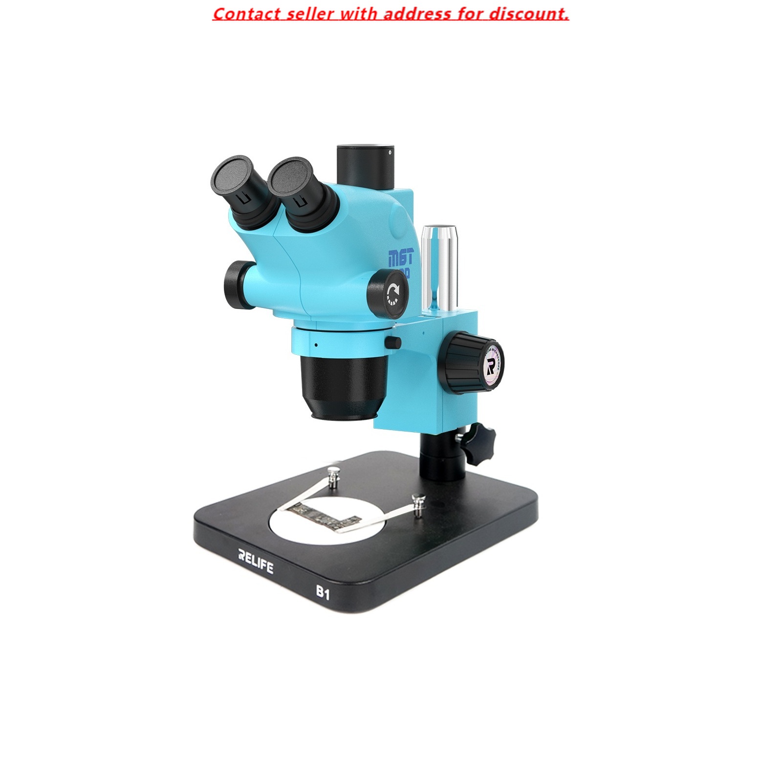 Stereo Trinocular Microscope Pcb - RELIFE RL-M6T Pro-B1 Microscope stéréo trinoculaire
