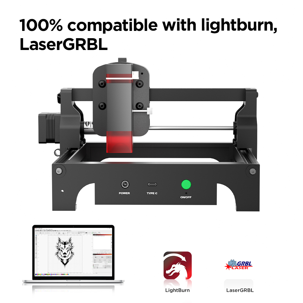 Mini Laser Engraver Cnc Router - 5.5W Mini découpeur de gravure Laser