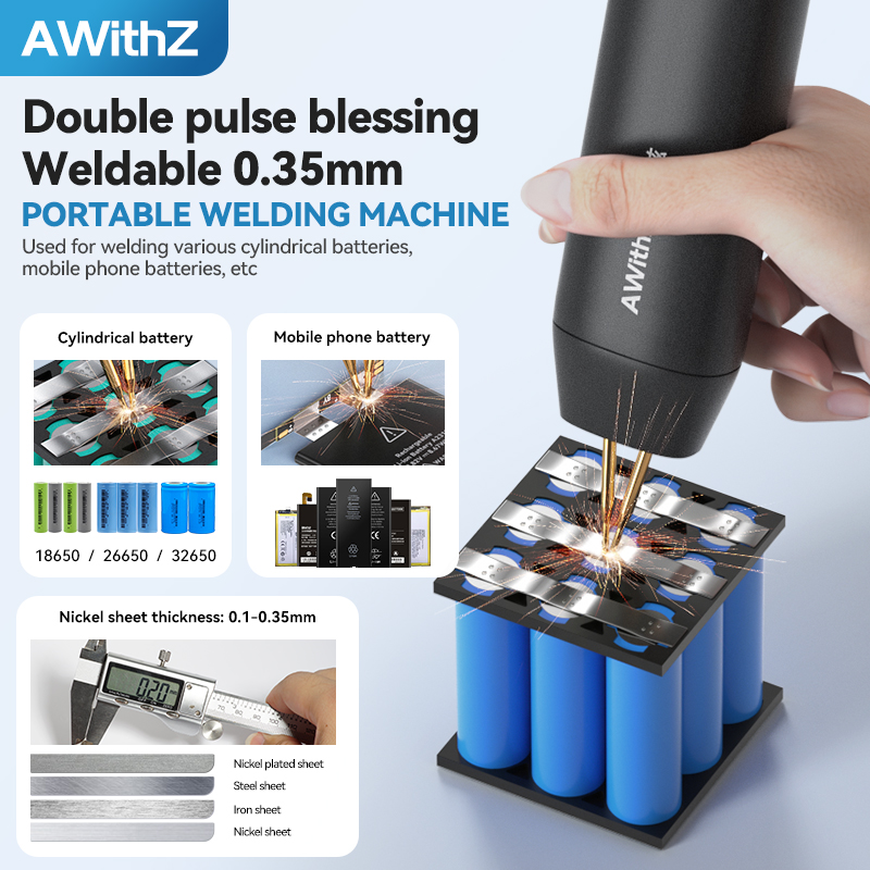 Spot Welder 18650 Battery Pack - Awithz Portable batterie soudeuse par points