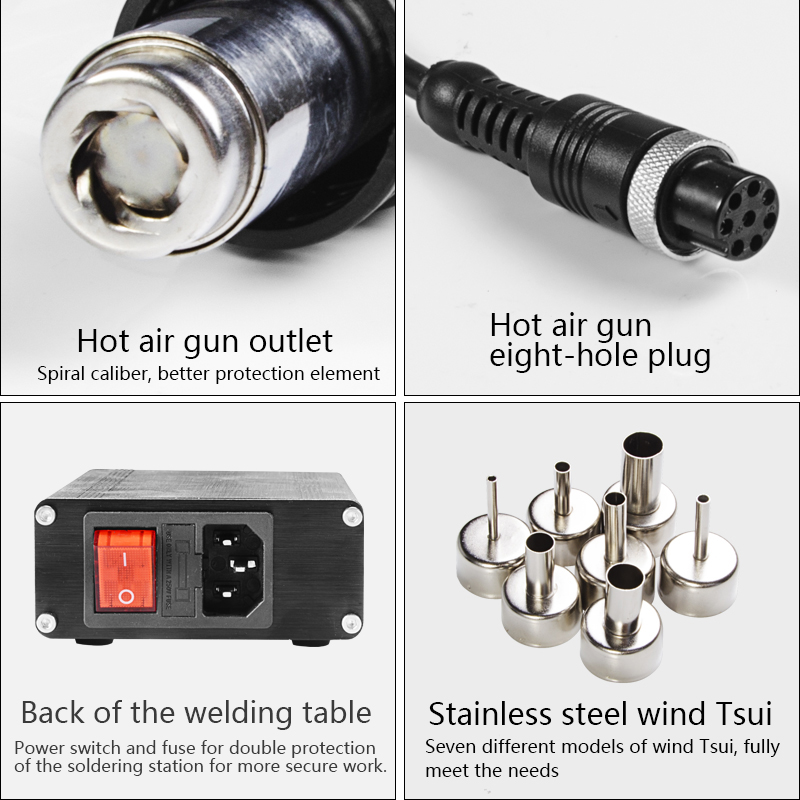 Pistolets thermiques T12, affi - Hot Air Rework Station T12 avis et prix
