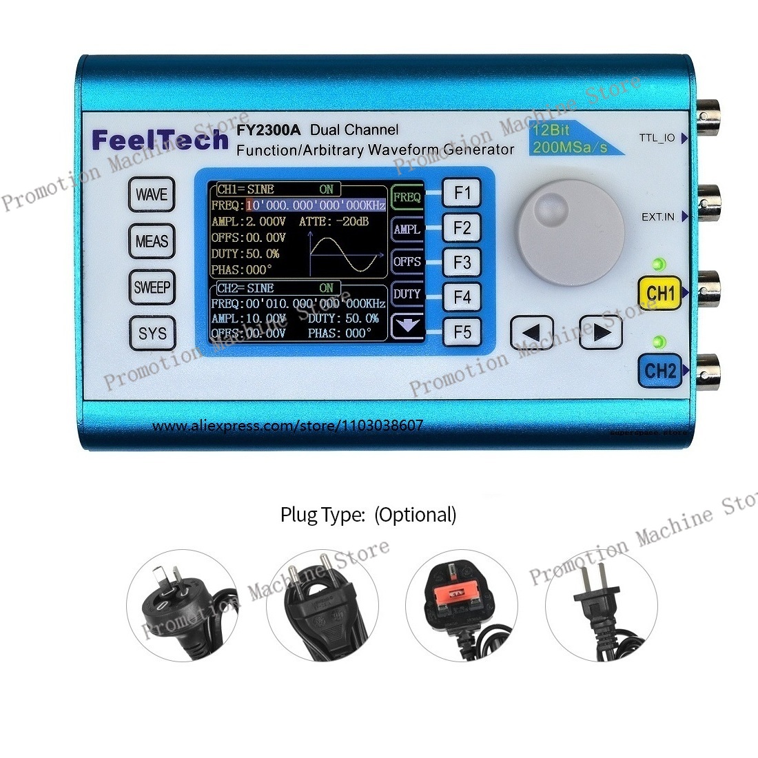 Générateur de signaux DDS mult - Function Arbitrary Waveform Generator avis et prix