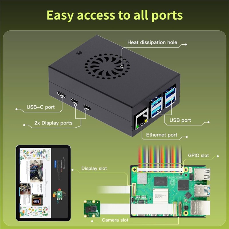 Kit de démarrage AS95-For Iras - Raspberry Pi 5 8Gb Kit avis et prix