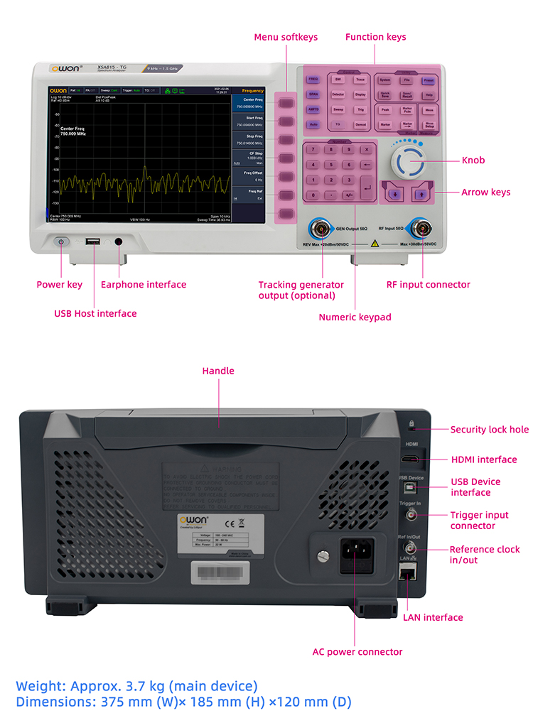 Analyseur de spectre portable  - Signal Generator Spectrum Analyzer avis et prix