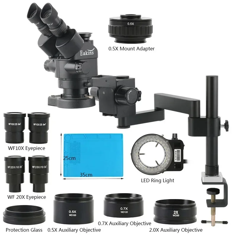 Microscope stéréoscopique trin - Stereo Trinocular Microscope Pcb avis et prix