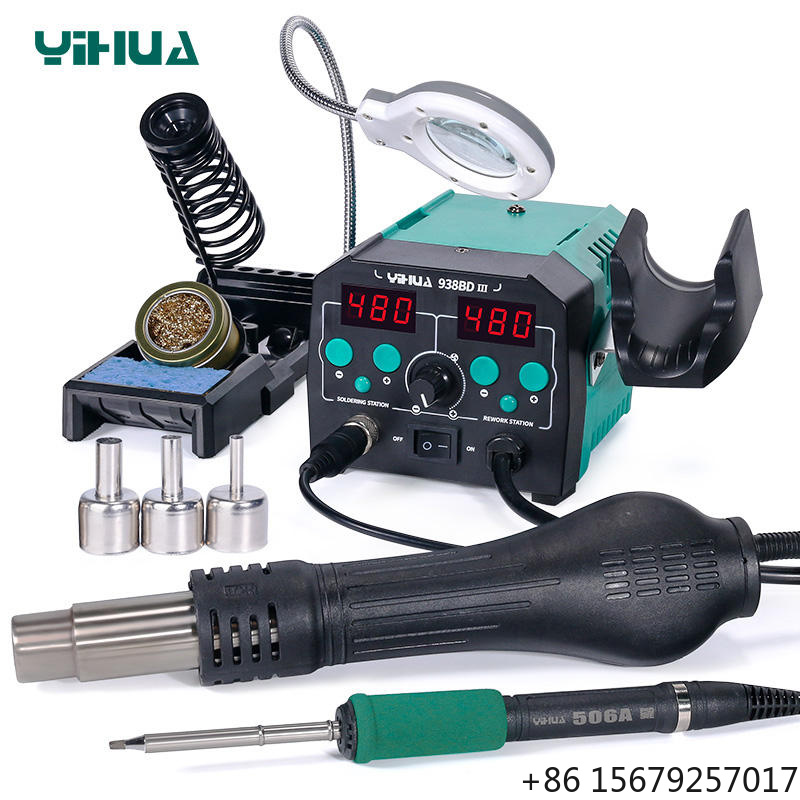YIHUA 938BD-III 775W Station d - Hot Air Rework Station T12 avis et prix