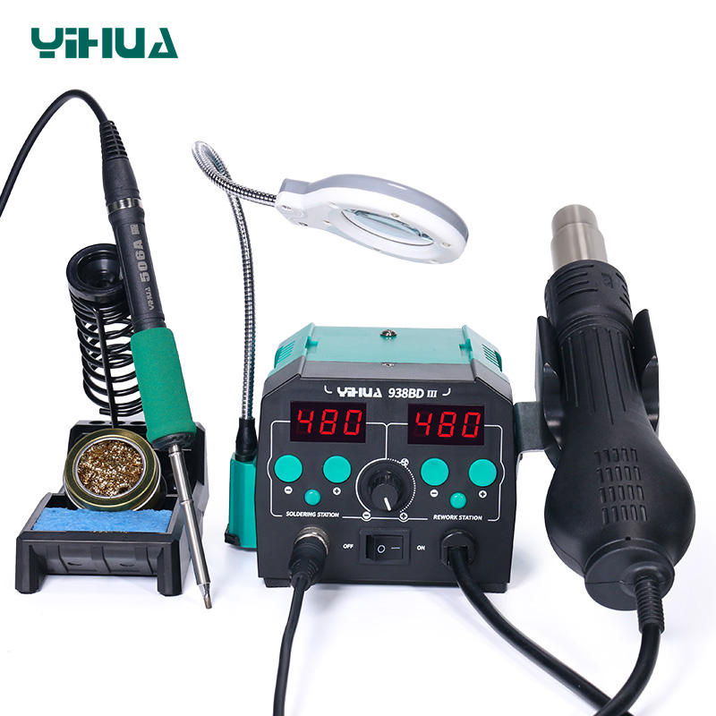 YIHUA 938BD-III 775W Station d - Hot Air Rework Station T12 avis et prix