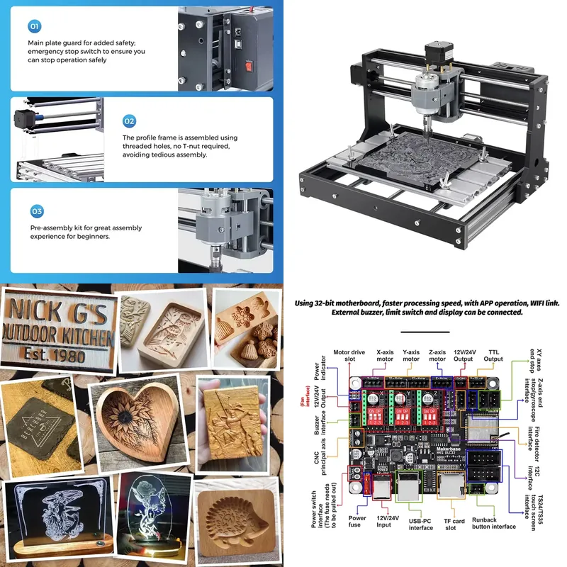 Kit d'outils de gravure et de  - Mini Laser Engraver Cnc Router avis et prix