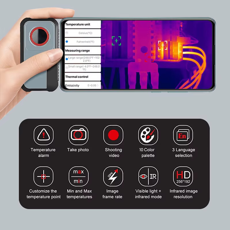 256*192 Pixels Thermique Camér - Thermal Imaging Camera Pcb Repair avis et prix