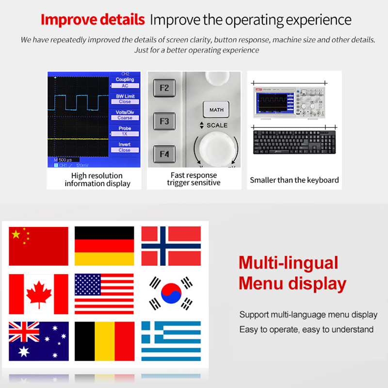 Oscilloscope numérique UNI-T U - Digital Storage Oscilloscope 100Mhz avis et prix