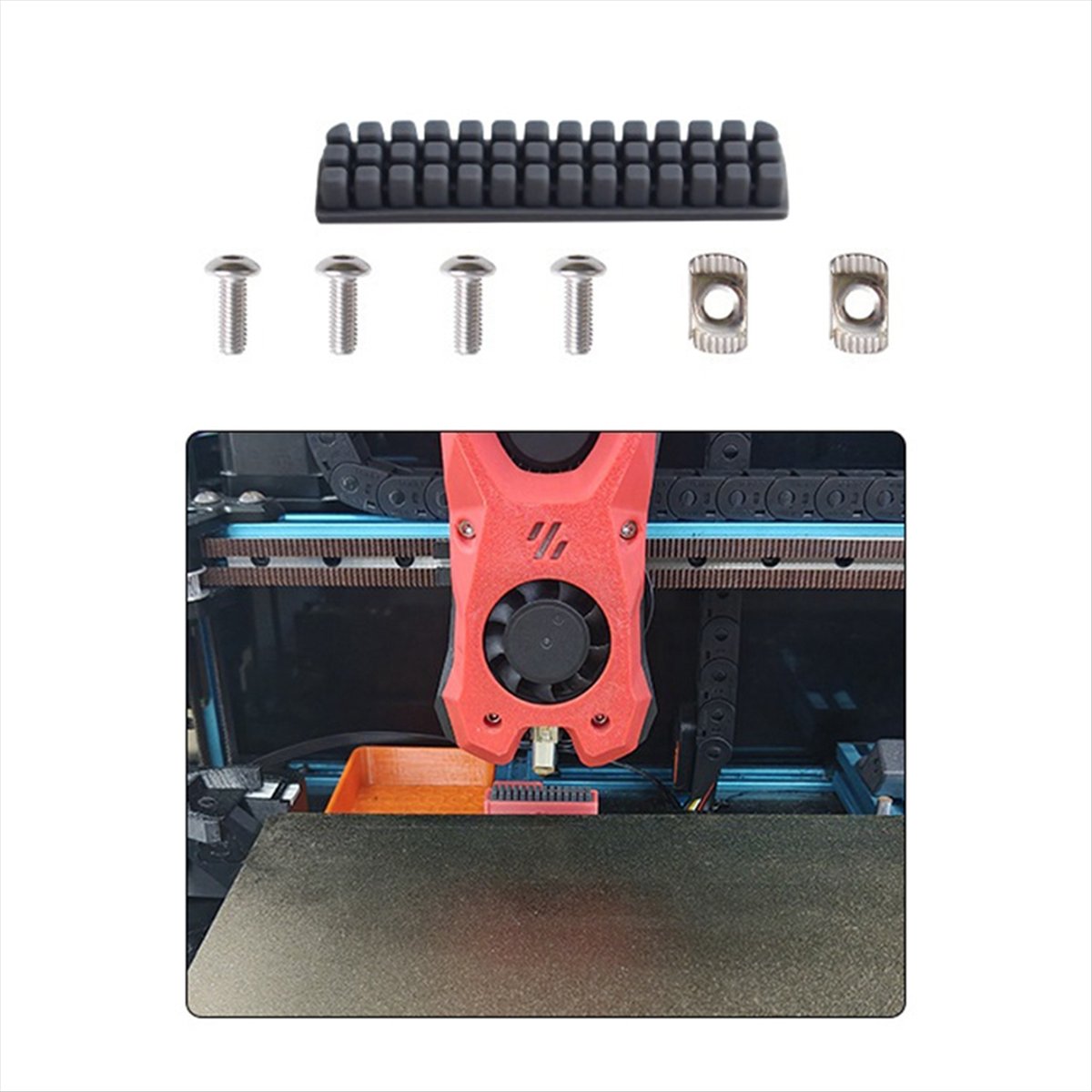 (B63C) Brosse en silicone pour - Voron 2.4 R2 Kit avis et prix
