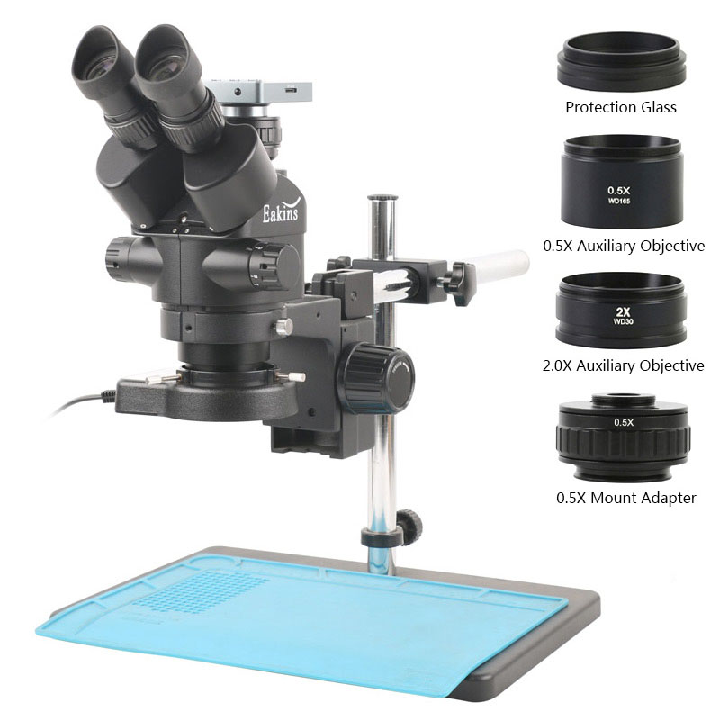 Ensemble de microscope trinocu - Stereo Trinocular Microscope Pcb avis et prix