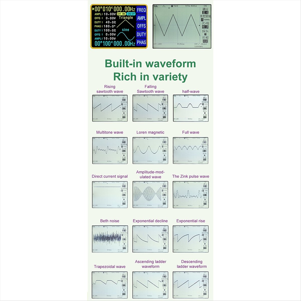 OKgood Générateur de signal à  - Function Arbitrary Waveform Generator avis et prix